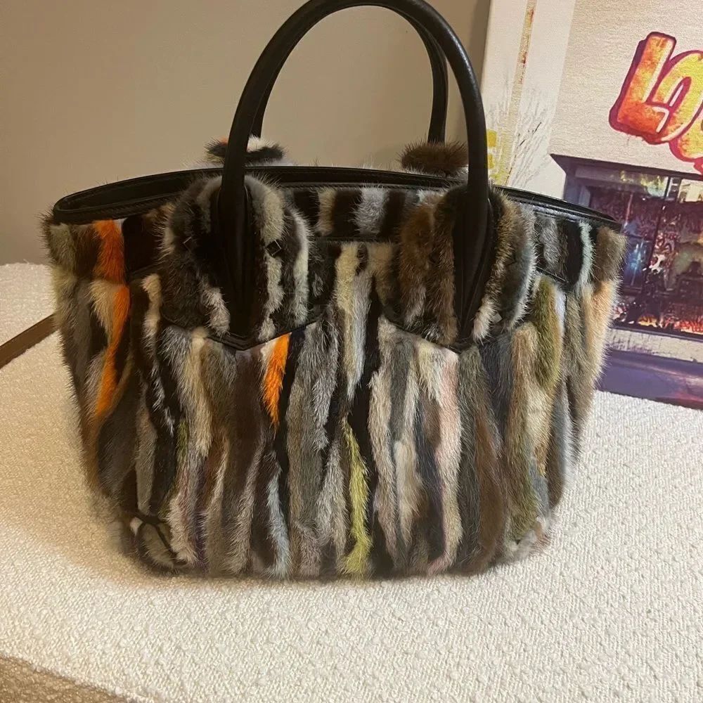 Christian Louboutin mink tie-dye bag - Picture 2 of 16